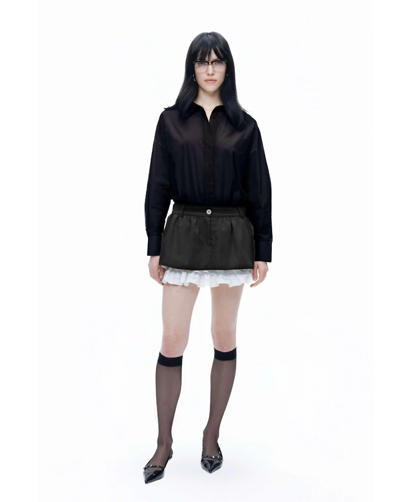 Nocturne Women's Shirt Collar Bodysuit