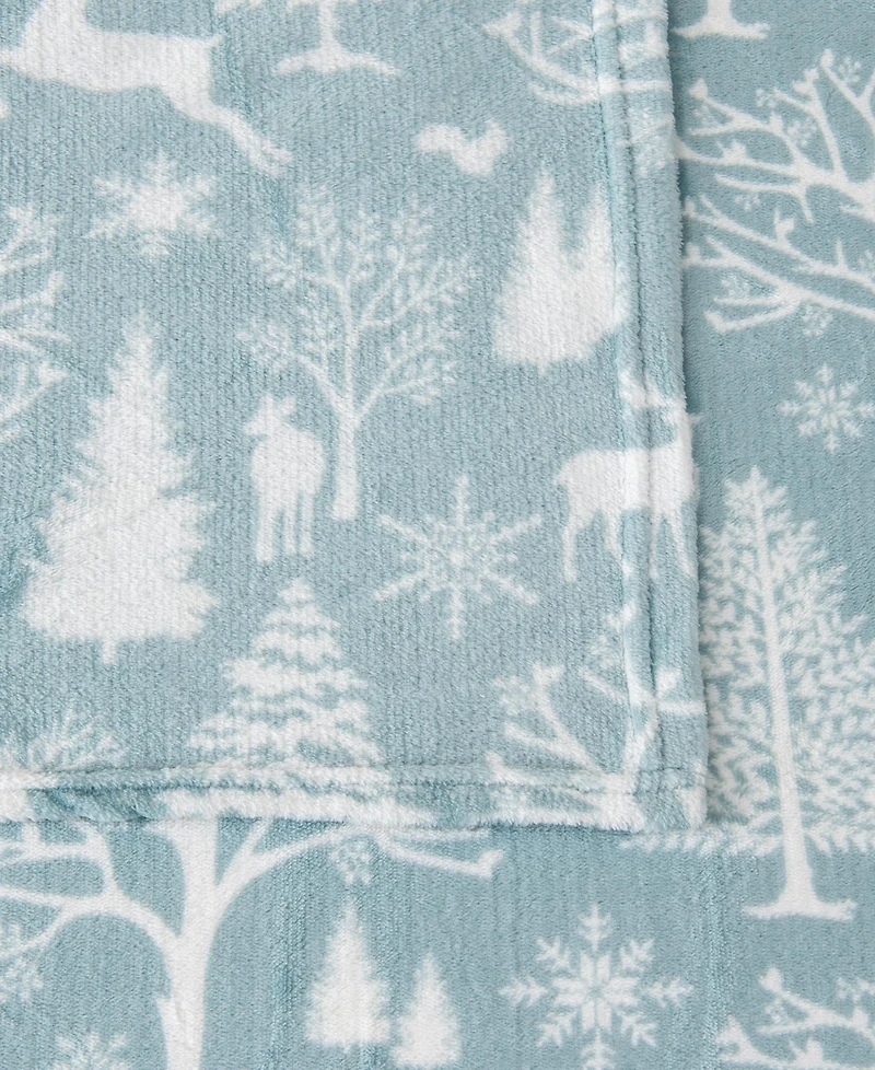 Linery & Co. Ultra-Soft Printed Velvet Plush Sheet Set