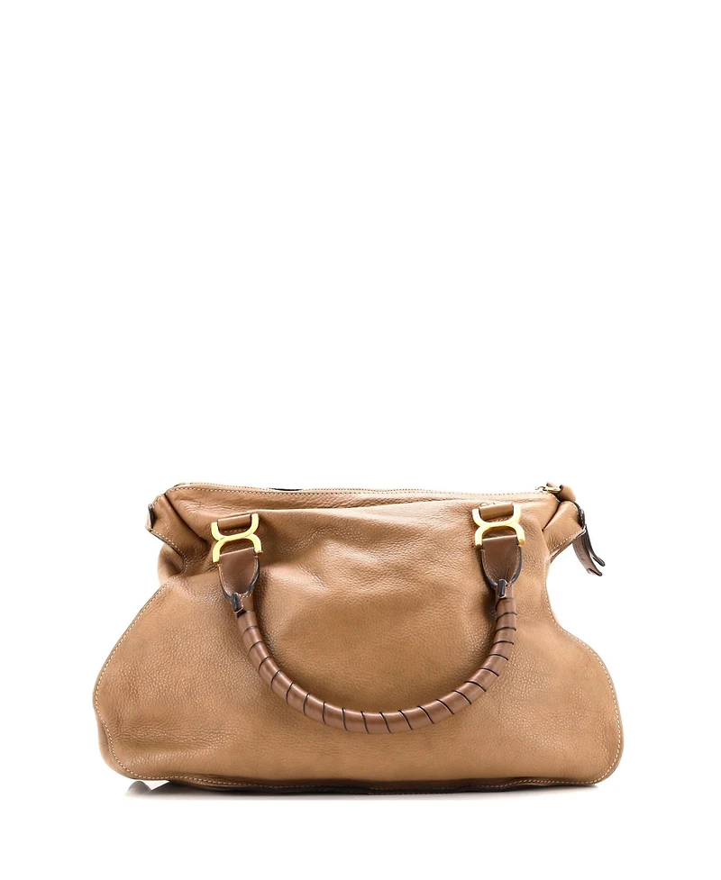 Pre-Owned Chloe Large Marcie Shoulder Bag Leather