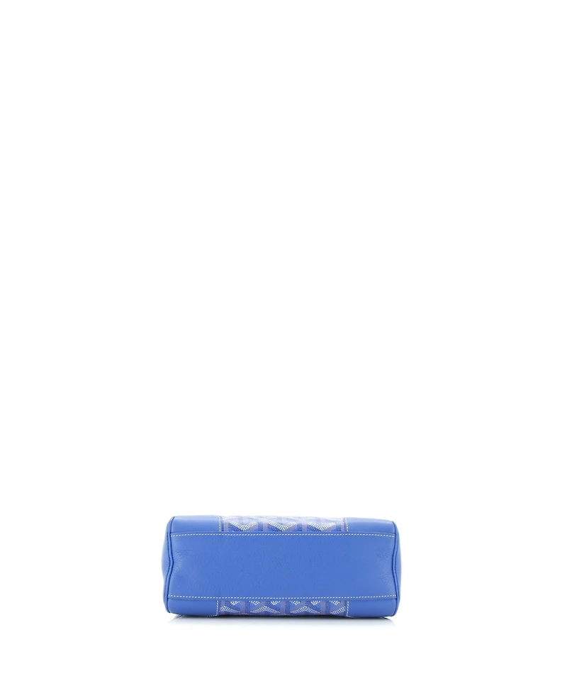 Pre-Owned Goyard Mini Saigon Top Handle Bag Coated Canvas with Leather