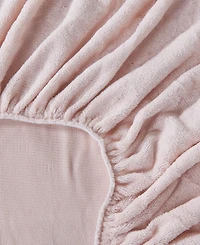 Linery & Co. Soft Plush Velvet Single Fitted Sheet