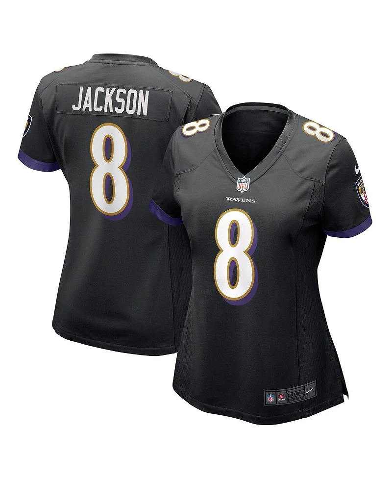 Nike Women's Lamar Jackson Black Baltimore Ravens Alternate Game Jersey