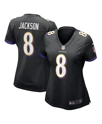 Nike Women's Lamar Jackson Black Baltimore Ravens Alternate Game Jersey