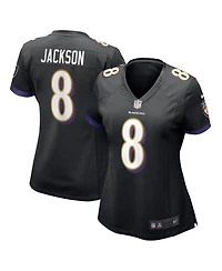 Nike Women's Lamar Jackson Black Baltimore Ravens Alternate Game Jersey