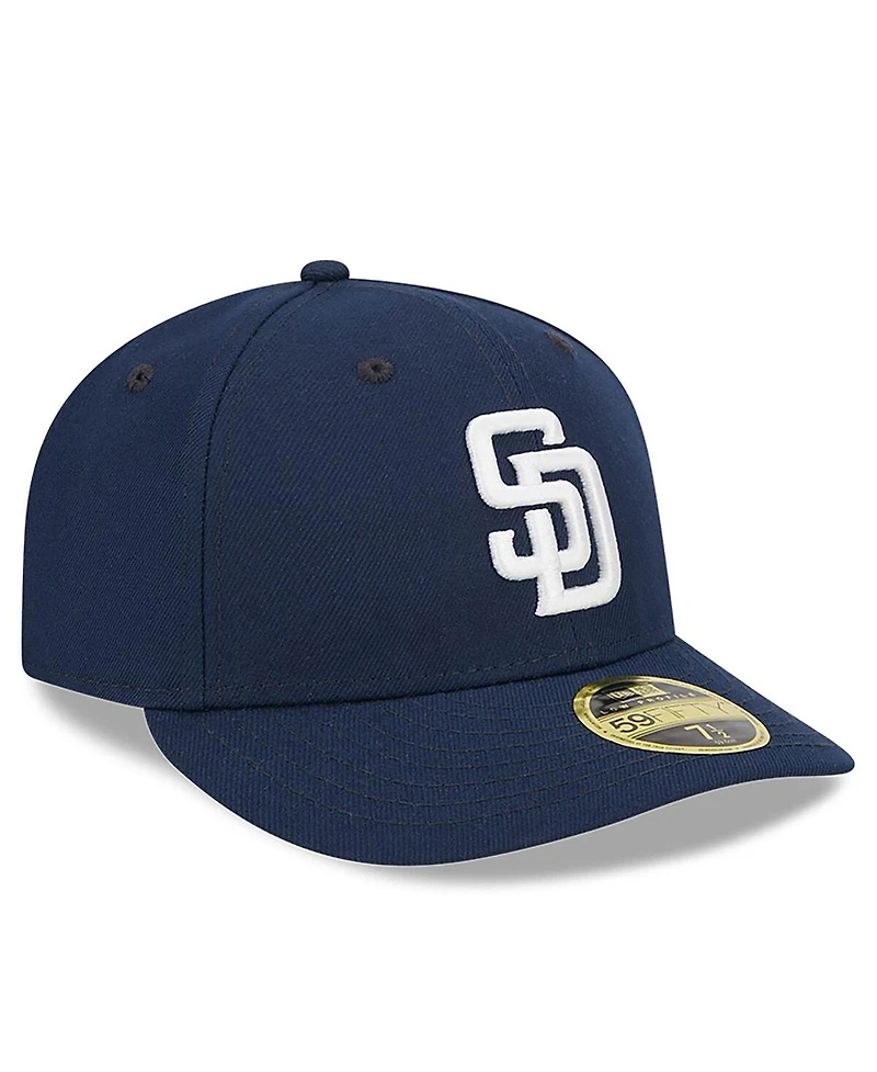Men's New Era Navy San Diego Padres Oceanside Low Profile 59FIFTY Fitted Hat