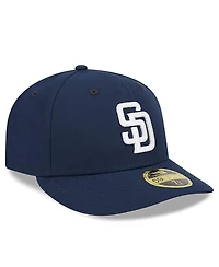 Men's New Era Navy San Diego Padres Oceanside Low Profile 59FIFTY Fitted Hat
