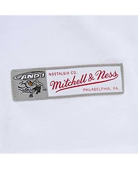 Mitchell Ness Men's White AND1 Slam Dunk Long Sleeve T-Shirt