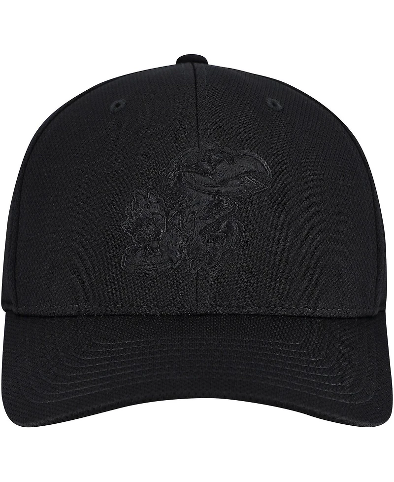 Top of the World Men's Black Kansas Jayhawks Reflex Performance Flex Hat