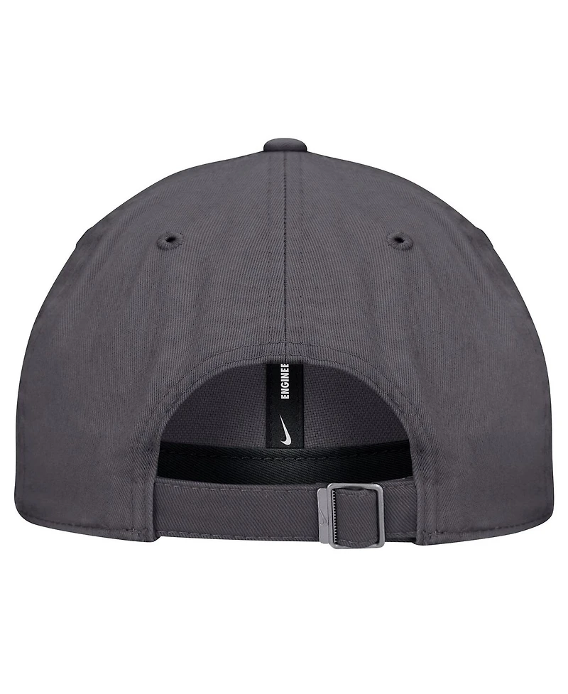 Nike Men's Gray Los Angeles Angels Club Adjustable Hat