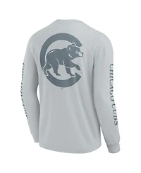 Fanatics Men's Gray Chicago Cubs Elements Strive Long Sleeve T-Shirt