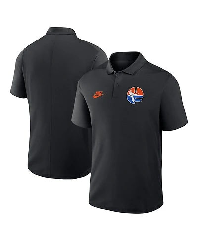 Nike Men's Black Florida Gators Primetime Victory Legacy Vault Logo Performance Polo Shirt