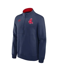 Nike Men's Navy Boston Red Sox Cooperstown Collection Fleece Half-Zip Pullover Sweatshirt