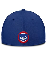 Nike Men's Gray/Royal Chicago Cubs Rise Swoosh Performance Flex Hat