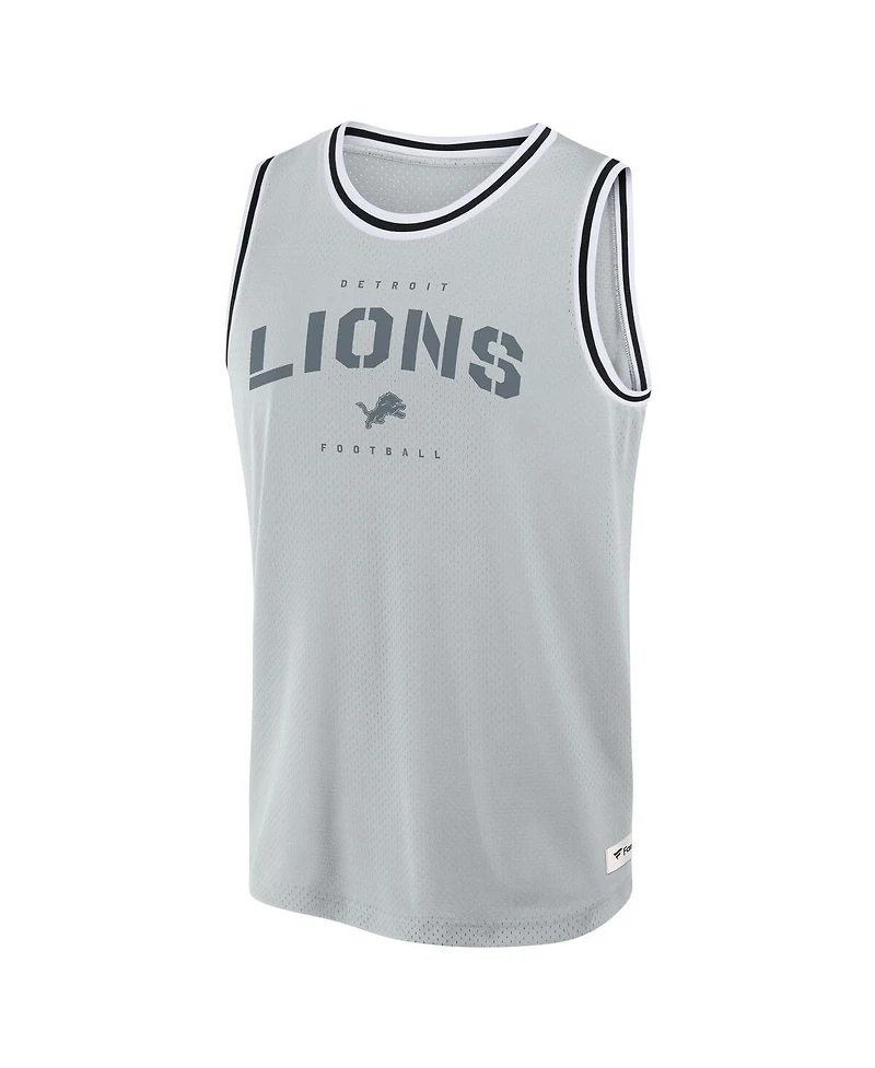 Fanatics Men's Silver Detroit Lions Elements Future Ground Jersey