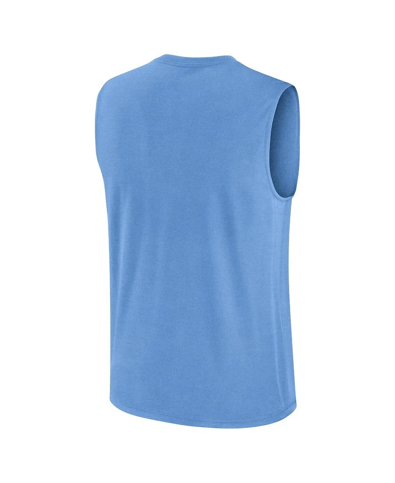 Jordan Men's Carolina Blue North Tar Heels Primetime Tricode Legend Performance Tank Top