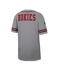 Colosseum Men's Gray Virginia Tech Hokies Free Spirited Baseball Jersey