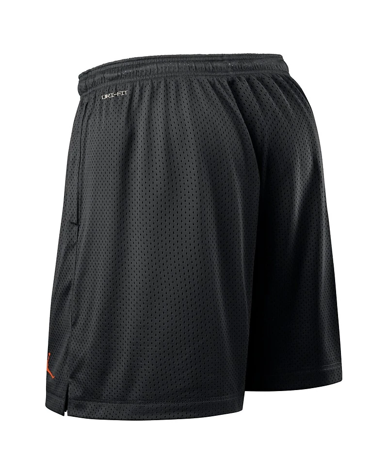 Jordan Men's Black/Royal Florida Gators 2025 Sideline Reversible Performance Shorts