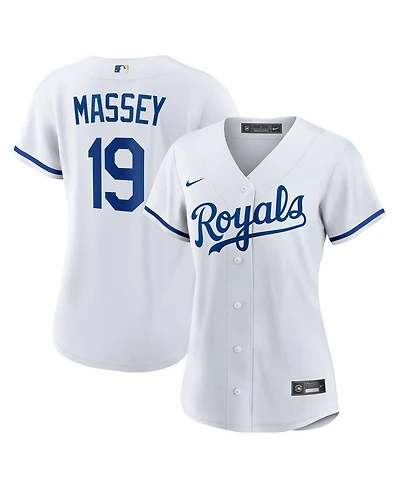 Nike Women's Michael Massey White Kansas City Royals Home Replica Jersey