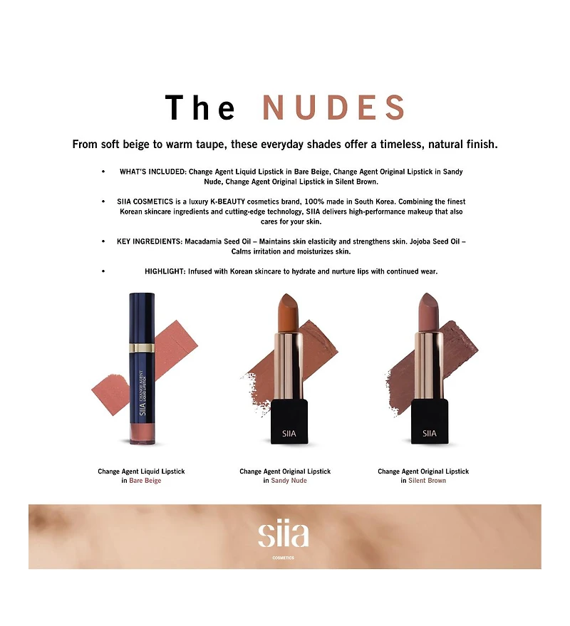 3-Pc. The Nudes Set