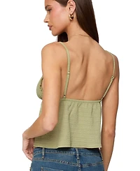 Edikted Women's Brianne Textured Babydoll Tank Top