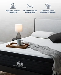 Brooklyn Bedding Select 14" Gel Memory Foam Hybrid Cushion Firm Tight Top Mattress in a Box