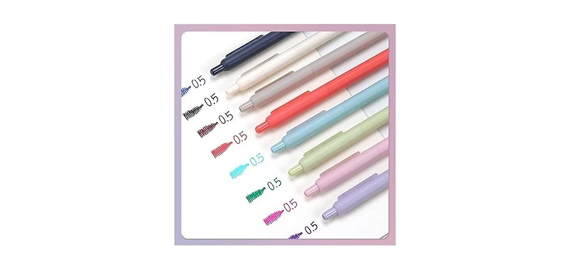 Writech Multicolor Gel Pens 8CT