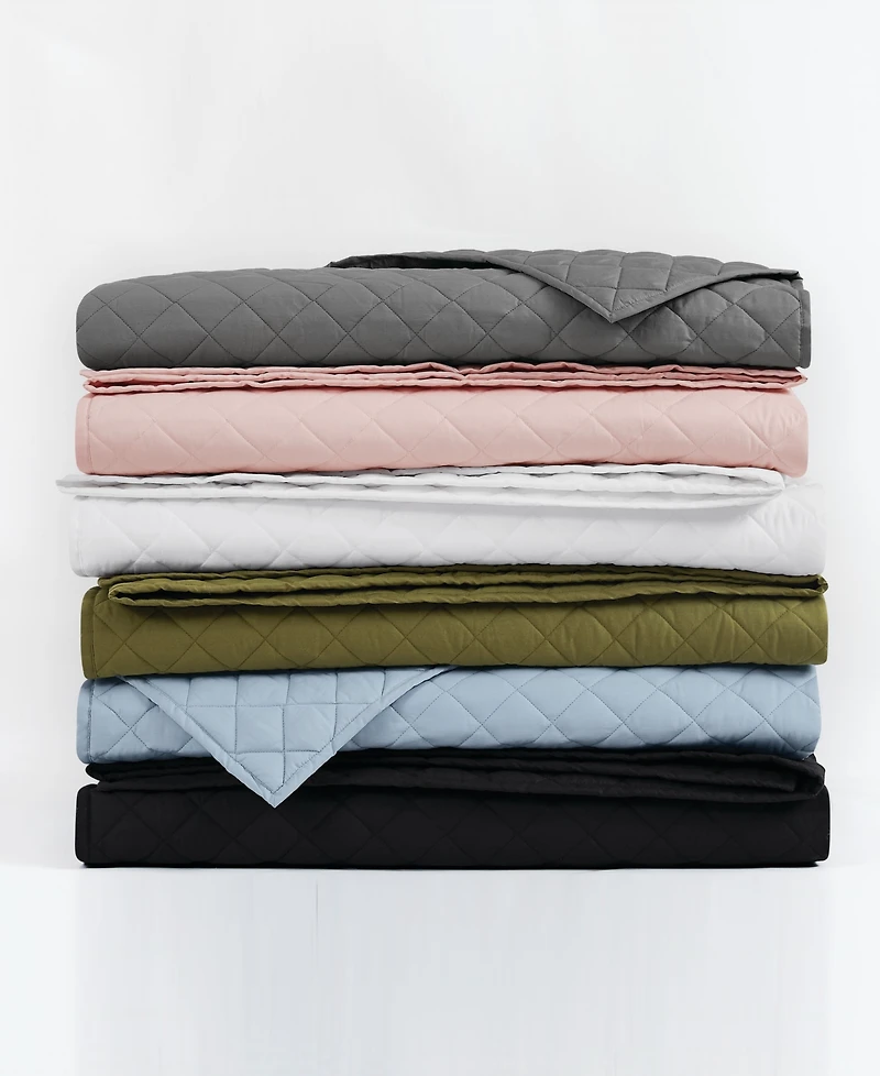 Cannon Oversized Cotton Percale 3-Pc. Quilt Set, Full/Queen