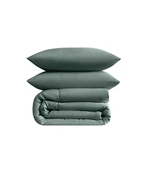Truly Soft Green Solid 3-Pc. Comforter Set