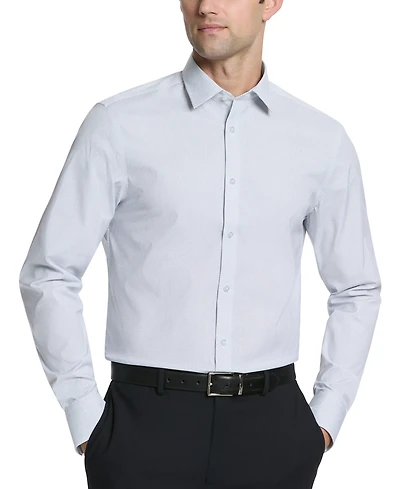 Calvin Klein Refined Cotton Stretch Men's Slim Fit Dress Shirt