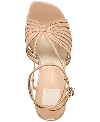 Dolce Vita Women's Nivana Strappy Two-Piece Ankle-Wrap Dress Sandals