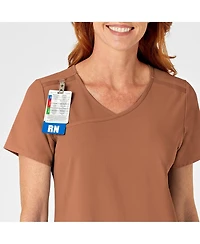 Wink Renew Women's Mock Wrap Scrub Top