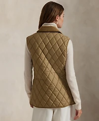 Polo Ralph Lauren Women's Corduroy-Trim Quilted Vest