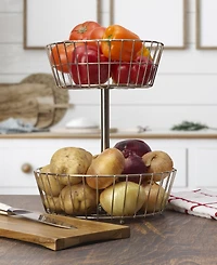 Mikasa Gourmet Basics Geneva 2-Tier Basket