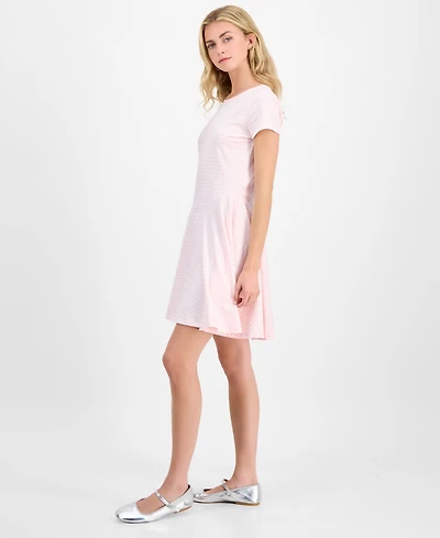 Madden Girl Juniors' Fit & Flare Knit Mini Dress