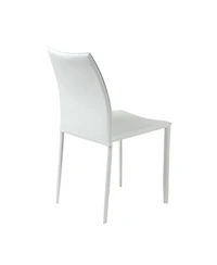 Set of 2 All Stacking Chairs for Dining Room Office or Event Seating