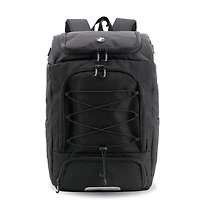 J World Athlete Backpack with Shoe Compartment Bat Holders and Night Visibility