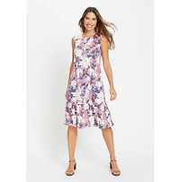 Olsen Women's Sleeveless Floral Camo Dress