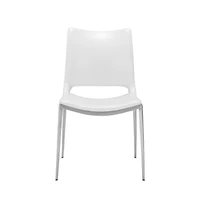 Upholstered Faux Leather Dining Chairs Set of 2 Open Back Side Chairs for Home