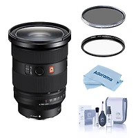 Sony Fe 24-70mm f/2.8 Gm Lens, Bundle with Hoya 82mm Uv and Cpl Filters