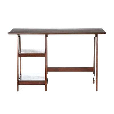 Multi-Function Computer Desk with Adjustable Shelves and Cable Management