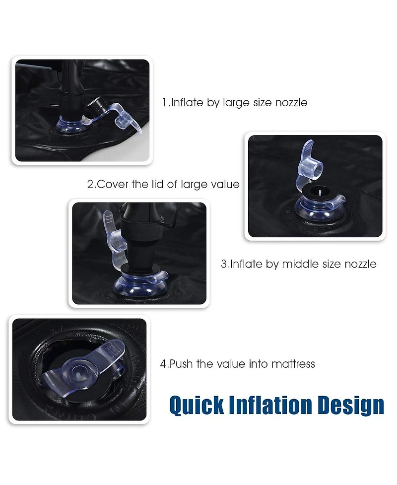 Inflatable Suv Air Backseat Mattress Travel Pad with Pump Camping