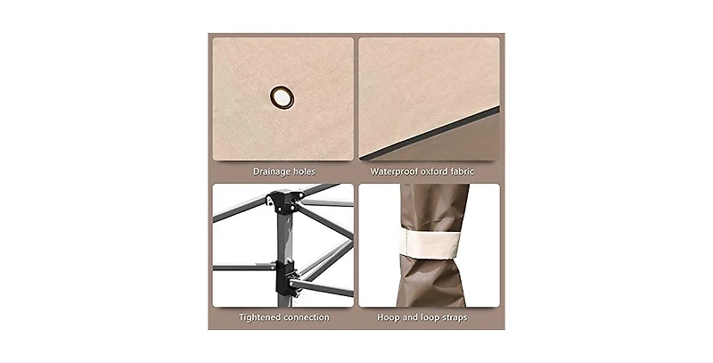 13 x 13 Feet Pop Up Gazebo Tent with Carry Bag for Patio Garden