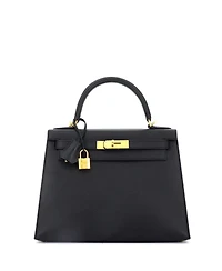 Pre-Owned HERMES Kelly Handbag Epsom with Gold Hardware