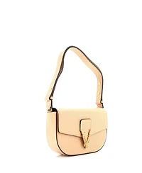 Pre-Owned Versace Medium Virtus Flap Messenger Bag Leather