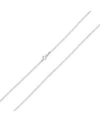 Bling Jewelry Thin Flat Mariner Anchor Link Chain 2MM Strong Necklace .925 Sterling Silver