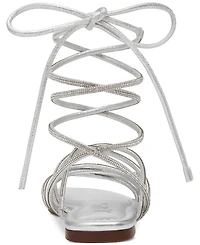 Wild Pair Ednaa Lace-Up Flat Sandals, Created for Macy's