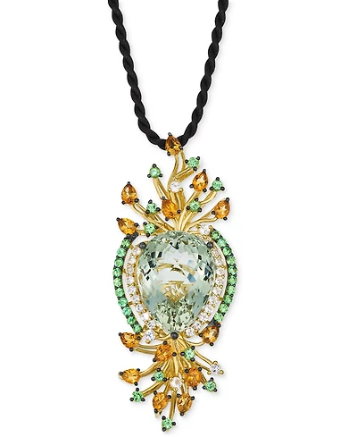 Le Vian Multi-Gemstone Silk Cord Pendant Necklace (19-1/3 ct. t.w.) in 14k Yellow Gold, 18"