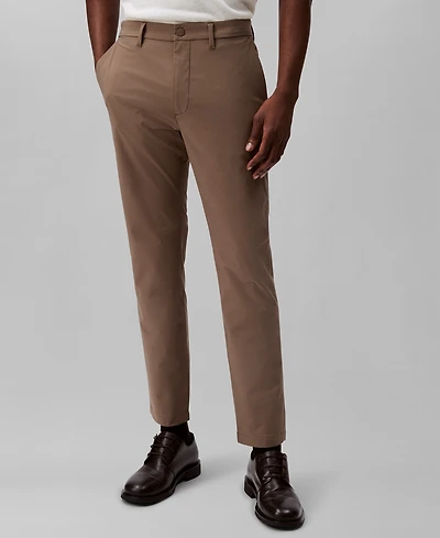 Calvin Klein Men's Slim-Fit Stretch Wrinkle-Resistant Tech Pants