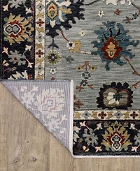 Oriental Weavers Eliana ELI08 2'3''x7'6'' Runner Area Rug