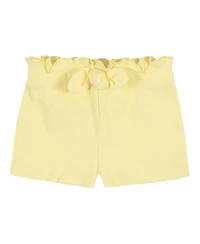 Gerber Toddler Girls 3-Pack Pull-On Knit Shorts, Lemons, 5T